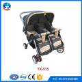 China carrinho de bebê fabricante atacado de alta qualidade novo modelo carrinho de bebê bebê pram triciclo, carrinho de bebê para gêmeos